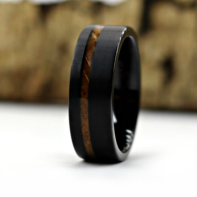 Whiskey Wood wedding band