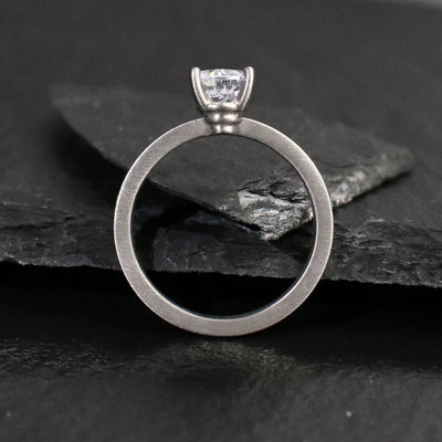 Simulated Diamond Engagement Ring for Women