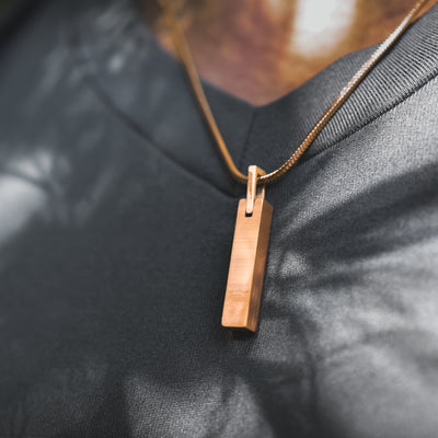 Eros | Men's rose gold pendant necklace chain | Thorum