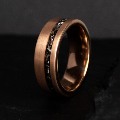 Thorum Engagement Ring Comfort Fit Ring Beveled Tungsten