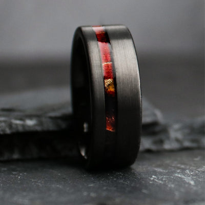 Box Elder Burl Wedding Ring