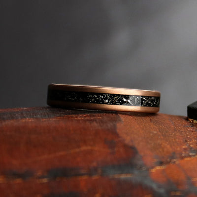 The Armstrong Set Rose Gold Womens Band