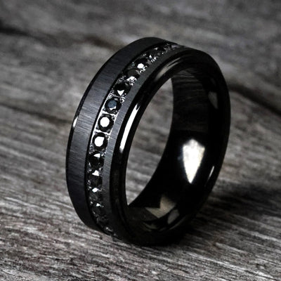 The King | Black Diamond Wedding Ring | Thorum