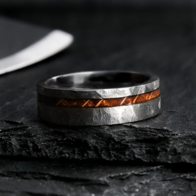 The Lionheart | Whiskey Barrel Wood Ring | Thorum