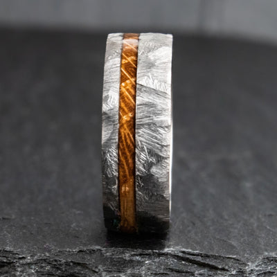 The Lionheart | Whiskey Barrel Wood Wedding Ring | Thorum