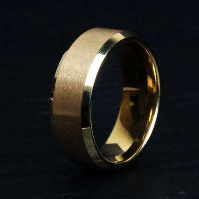 The Midas Gold Tungsten Men's Wedding Ring from Thorum