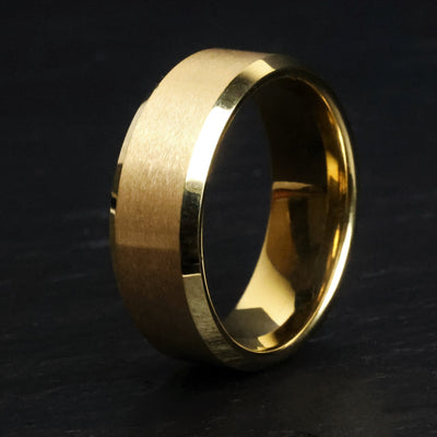 The Midas Gold Tungsten Men's Wedding Ring from Thorum
