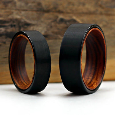 The Rebel Set | Black Ironwood Ring Set | Thorum