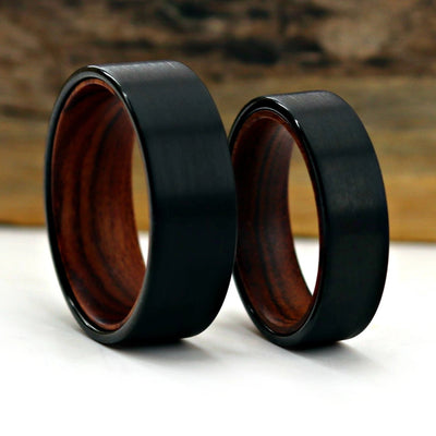 The Rebel Set | Black Ironwood Ring Set | Thorum