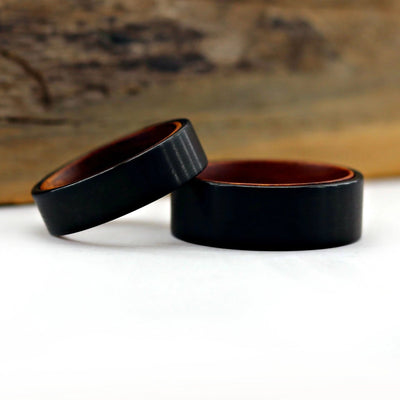 The Rebel Set | Black Ironwood Ring Set | Thorum
