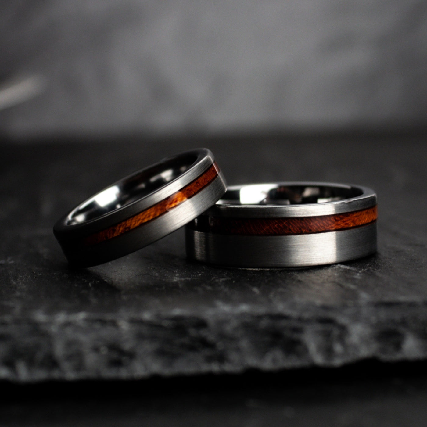 The Sequoia Set | Redwood Wedding Ring Set | Thorum