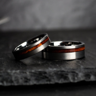 The Sequoia Set | Redwood Wedding Ring Set | Thorum