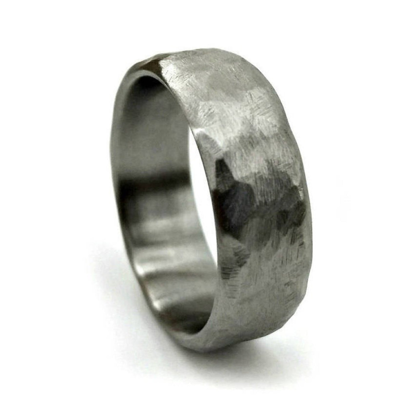 The Smith | Hammered Titanium Wedding Ring | Thorum
