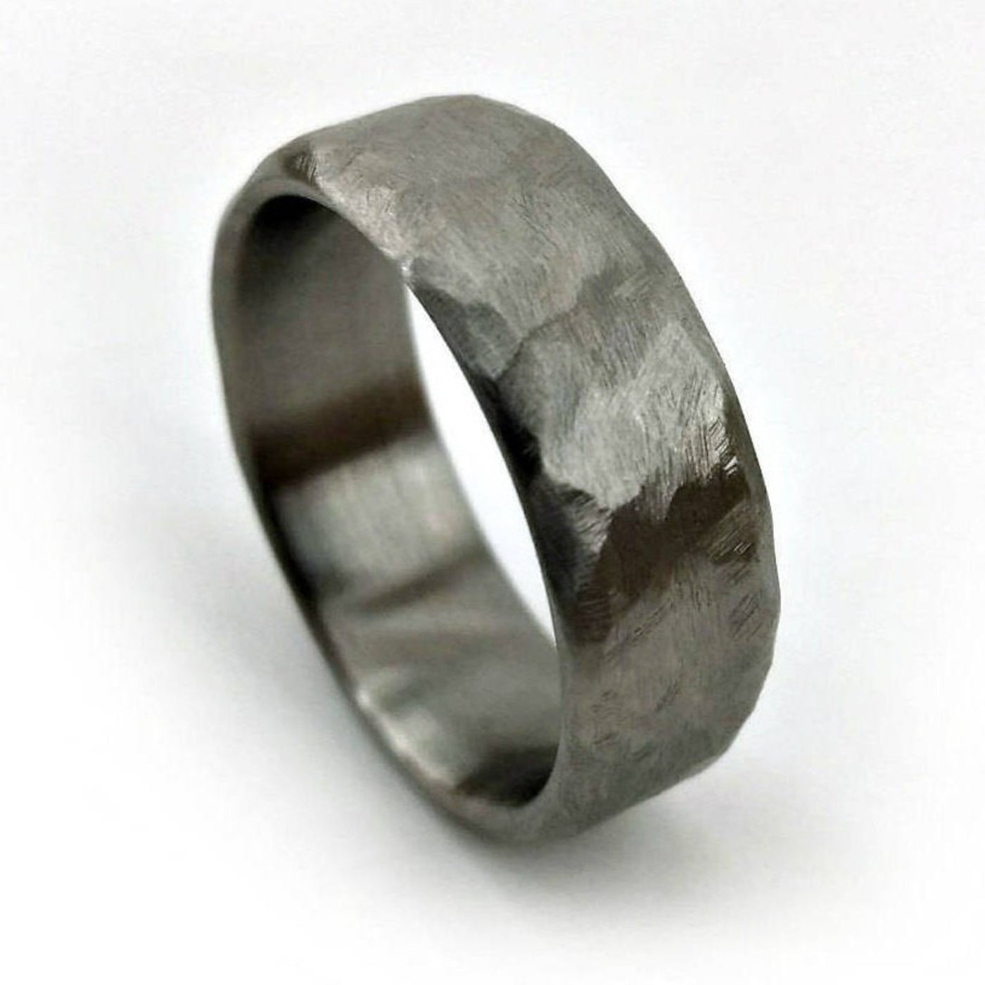 The Smith | Hammered Titanium Wedding Ring | Thorum