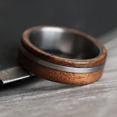 The Timber | Walnut Wood Wedding Ring | Thorum
