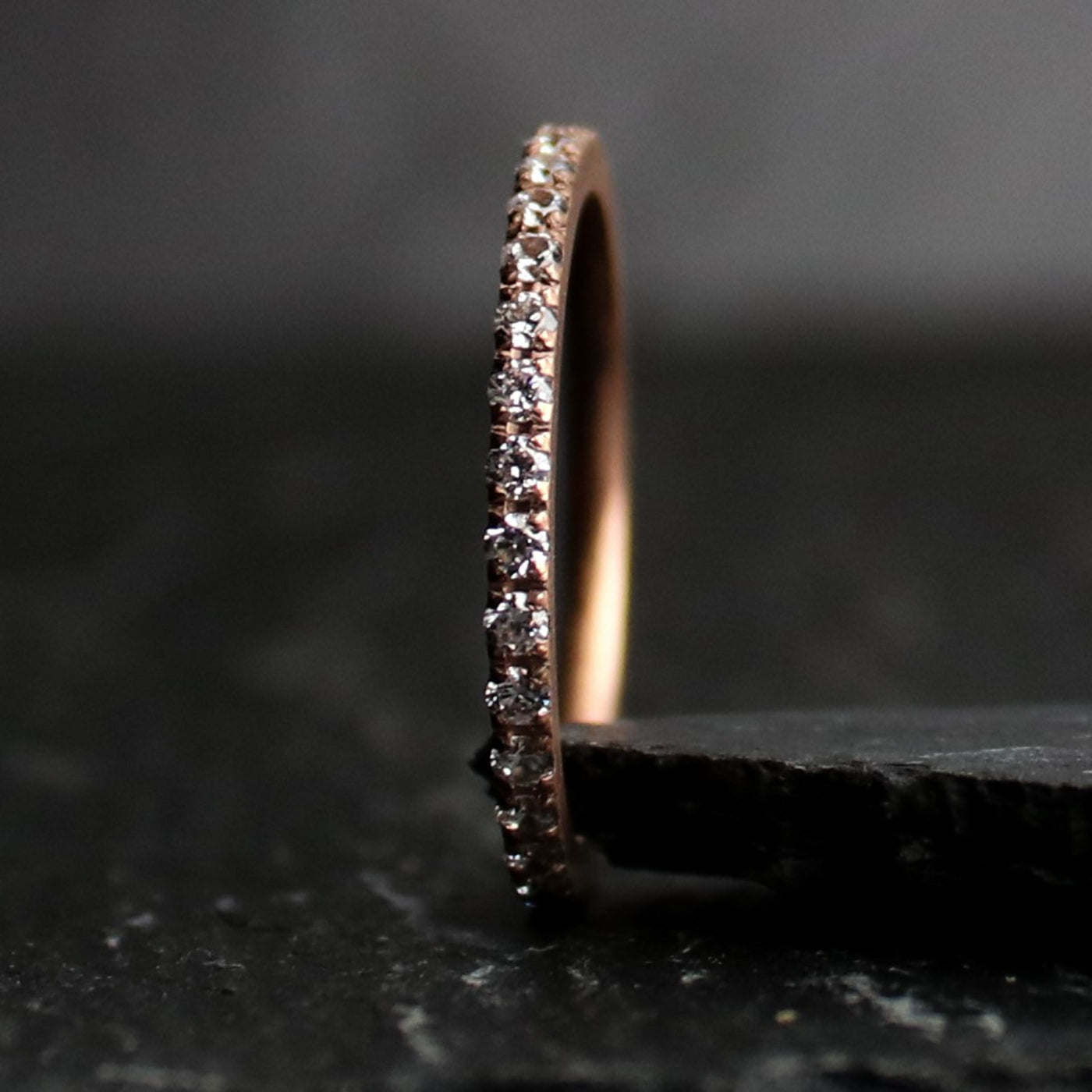 The Valkyrie | Women's Rose Gold Diamond Cubic Zirconia Wedding or Engagement Ring | Thorum 