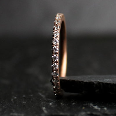 The Valkyrie | Women's Rose Gold Diamond Cubic Zirconia Wedding or Engagement Ring | Thorum 