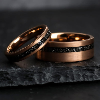 The Armstrong Matching Wedding Ring Set