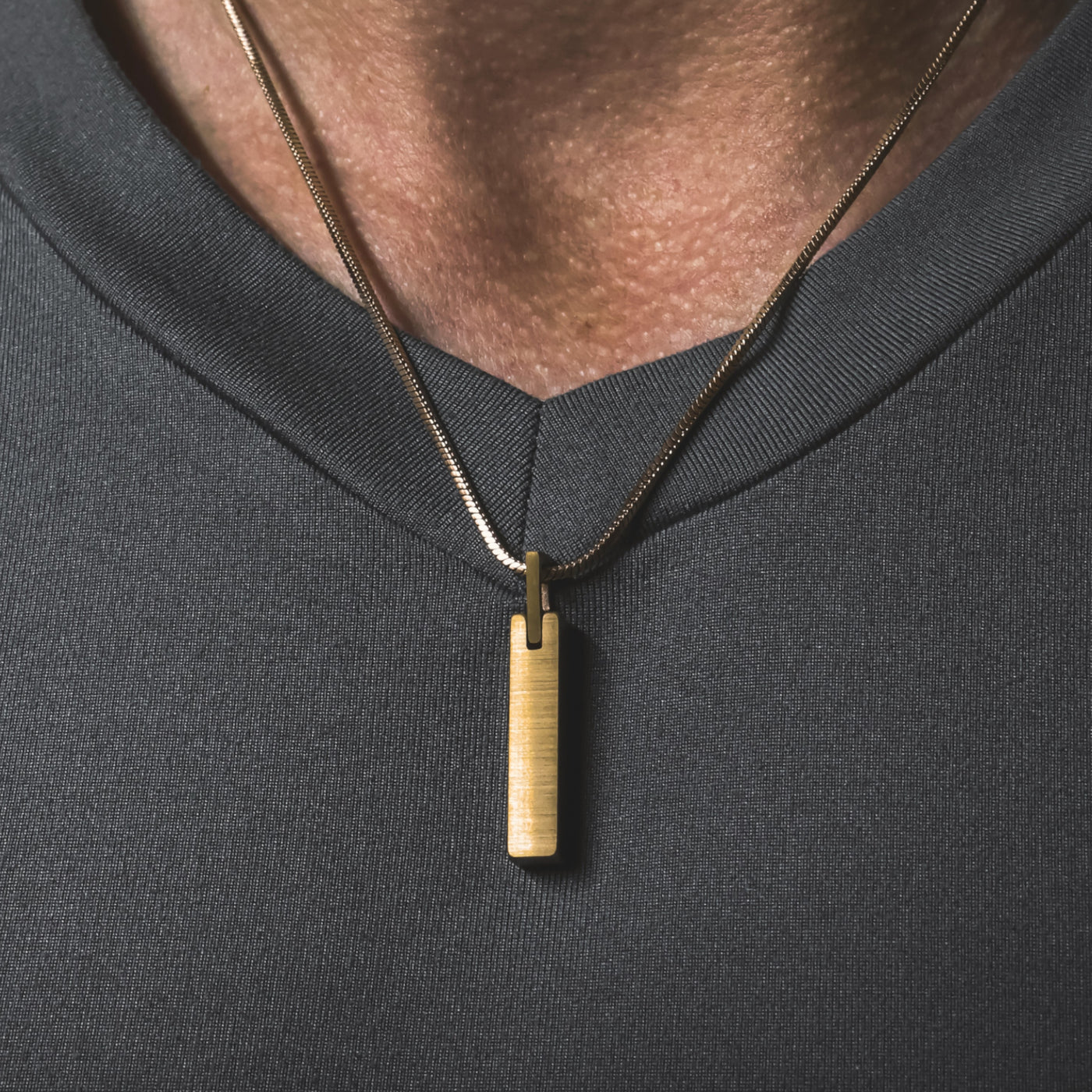 Constantine | Men's yellow gold pendant necklace chain | Thorum